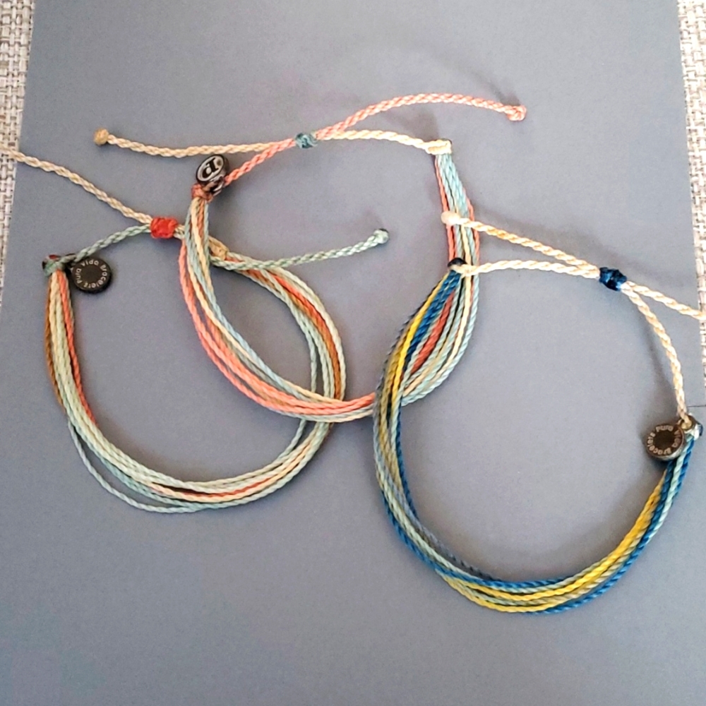 Three Pura Vida Bracelets